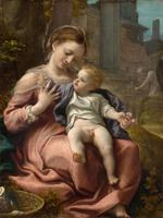 欧洲12-19世纪油画四_CORREGGIO - Madonna of the Basket